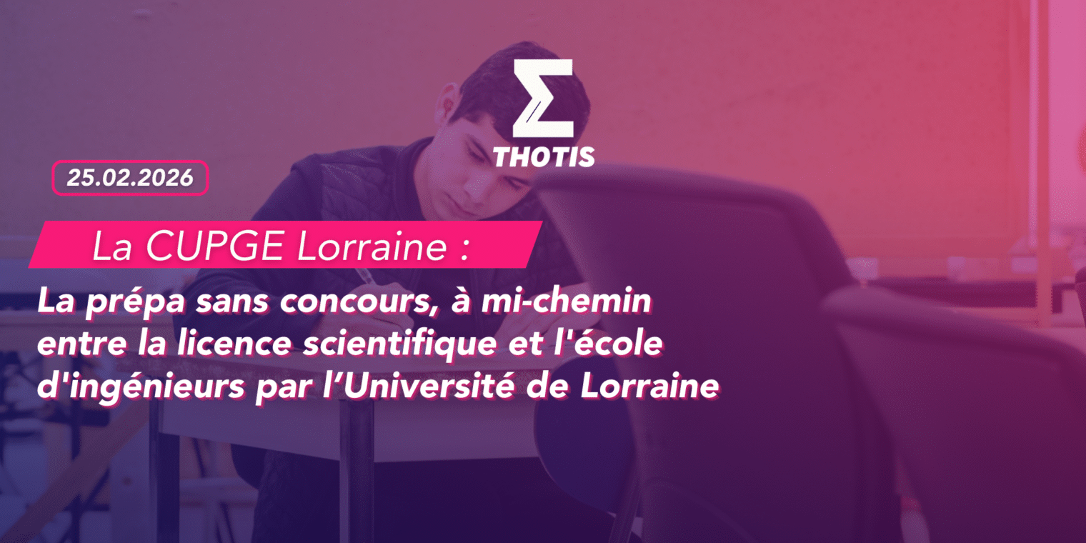 La CUPGE Lorraine la prépa sans concours Crédit Jeswin Thomas