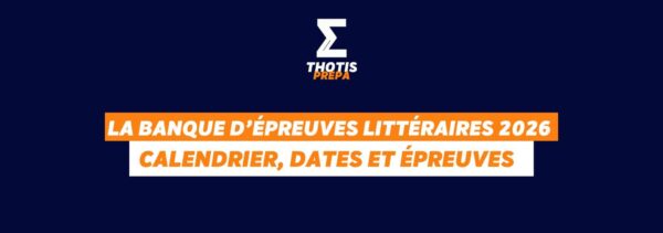 La bel (banque d’Épreuves littéraires) 2026 2