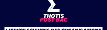 Licence Sciences des Organisations