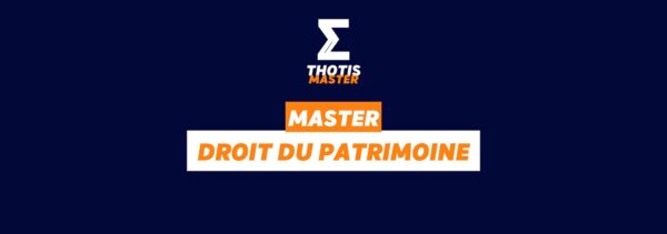 Master droit du Patrimoine