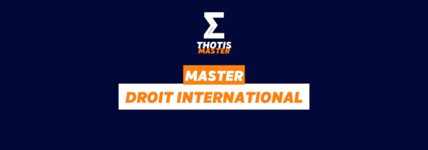 Master droit international
