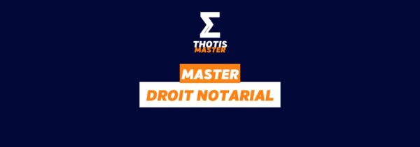 Master droit notarial