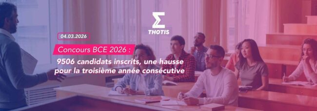 9506 candidats inscrits, une hausse pour la troisième année consécutive