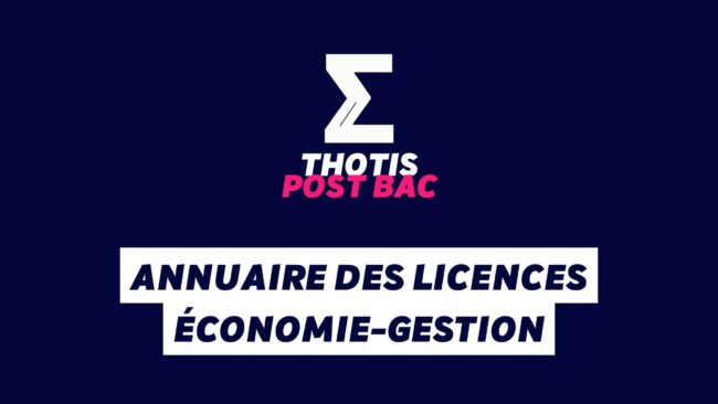 Annuaire des licences Économie-gestion