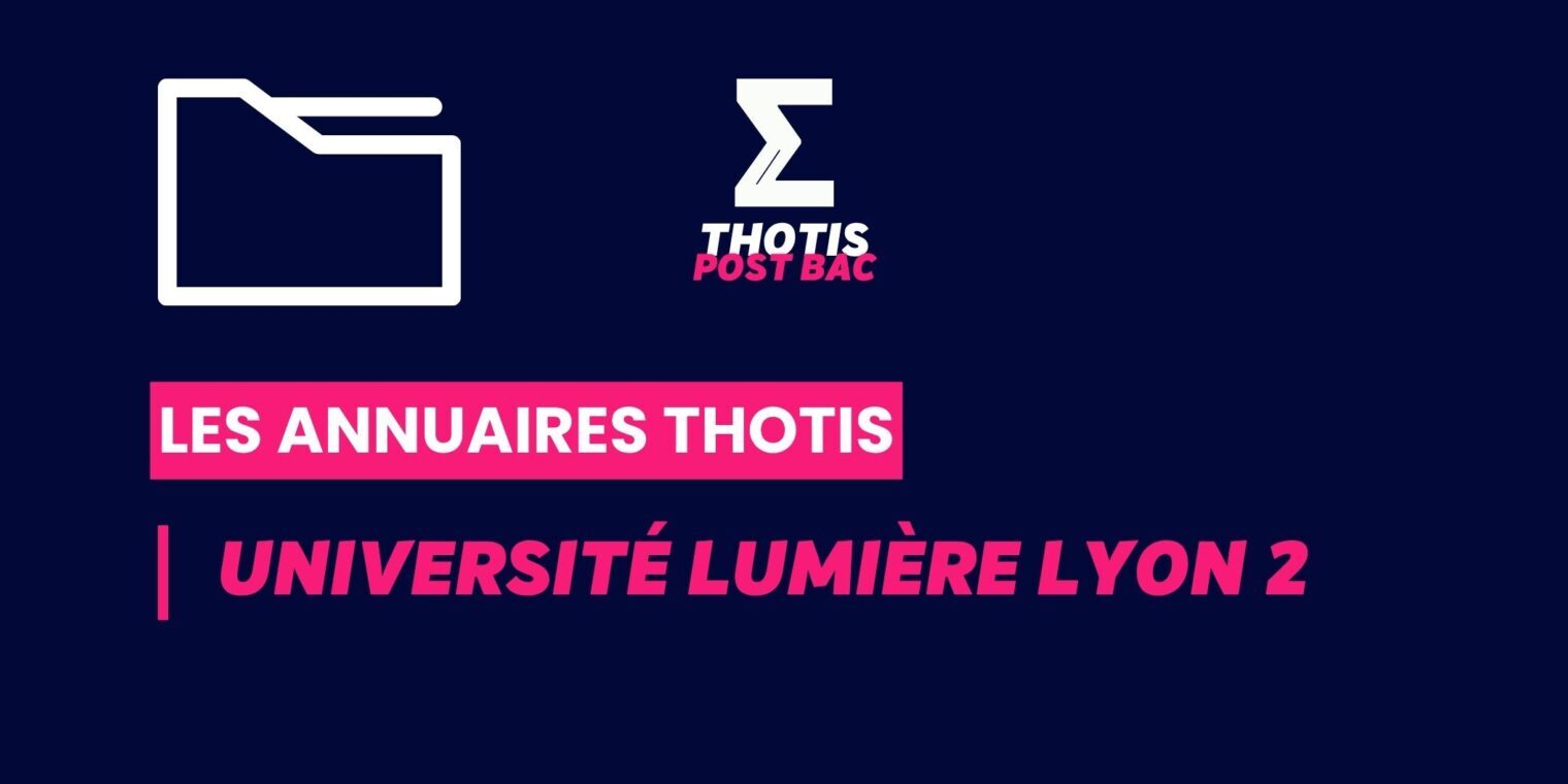 Annuaires Thotis - Université Lumière Lyon 2