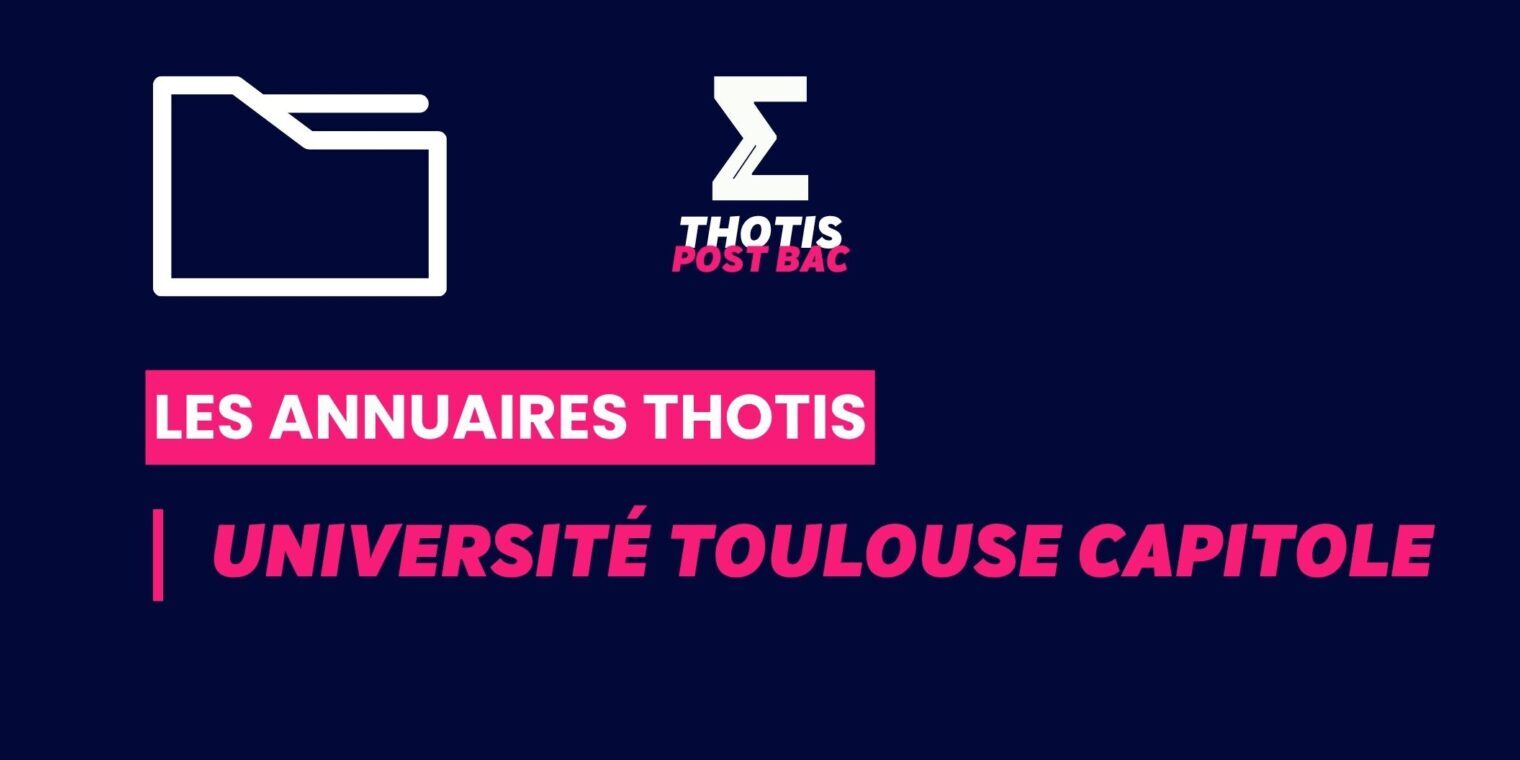 Annuaires Thotis - Université Toulouse Capitole