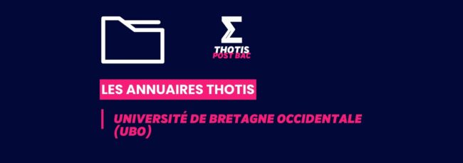 Annuaires Thotis - Université de Bretagne Occidentale (UBO)