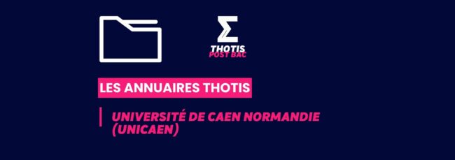 Annuaires Thotis - Université de Caen Normandie (UNICAEN)