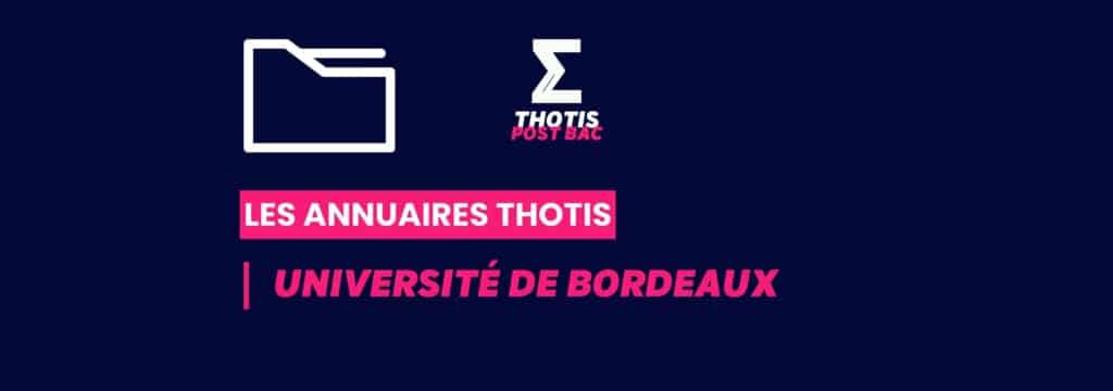 Annuaires thotis_Postbac_Université de bordeaux