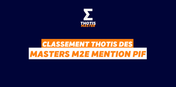 Classement Master M2E Mention PIF