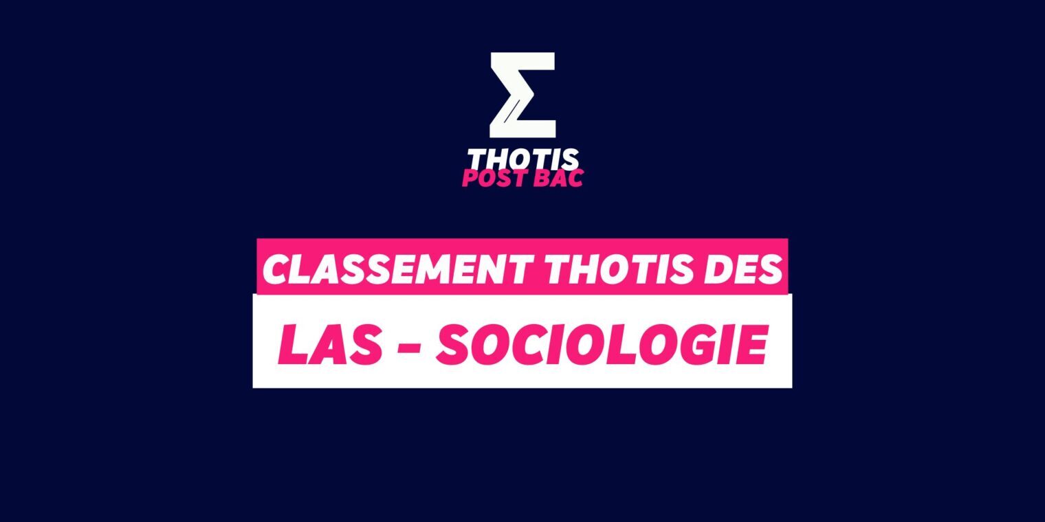 Classement Thotis - LAS Sociologie