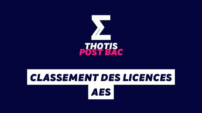 Classement des licences AES Classement des licences AES