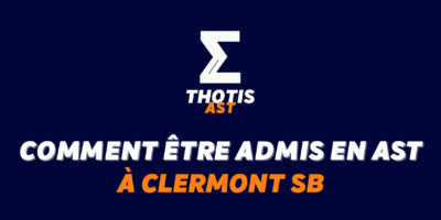 Comment être admis à Clermont SB en AST ?