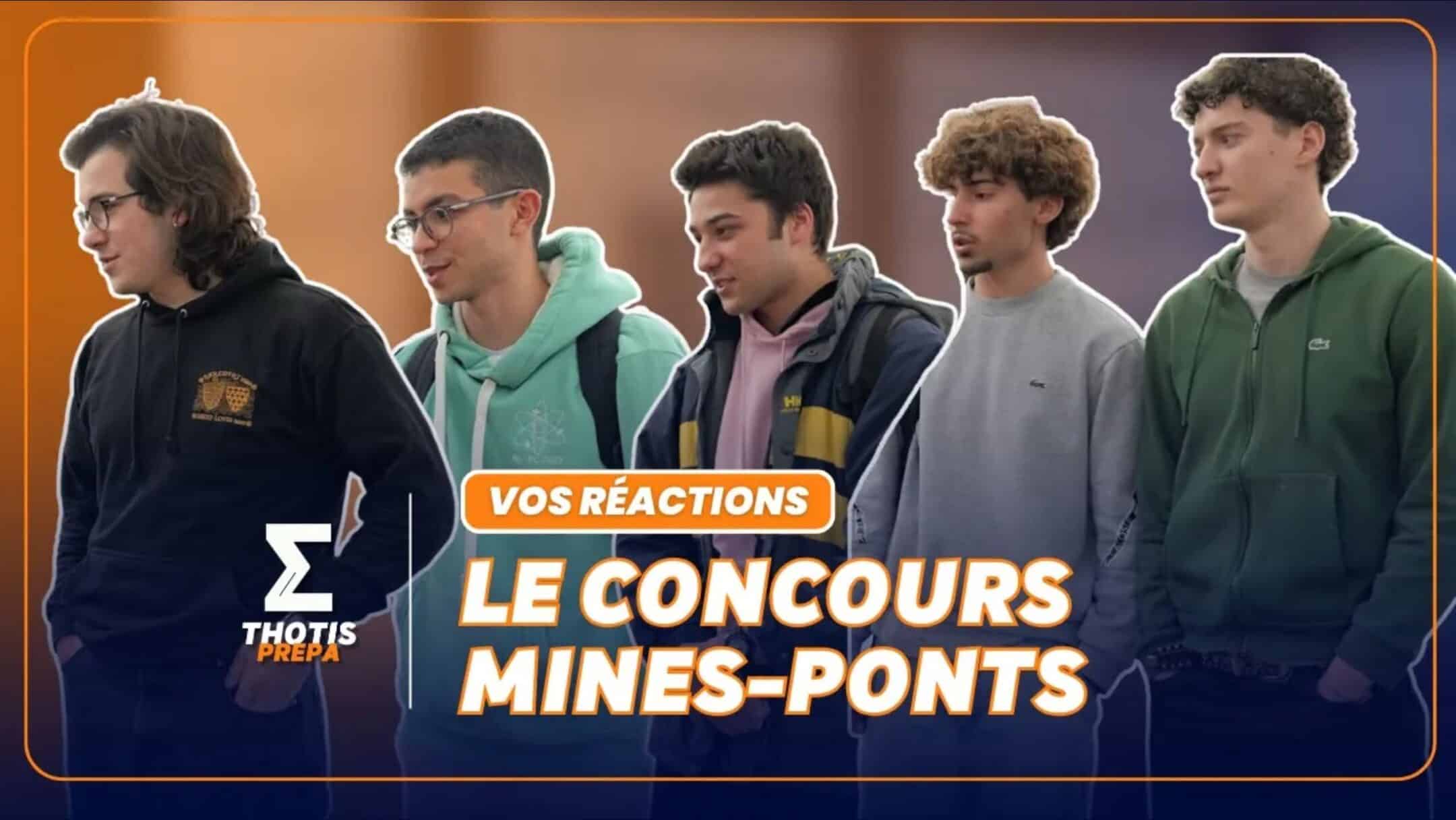 Concours Mines-Ponts 2025 : vos réactions à la sortie des épreuves