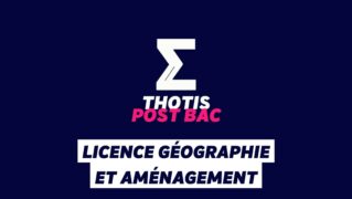 Licence Géographie et aménagement