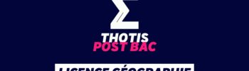 Licence Géographie et aménagement