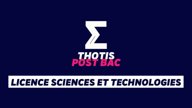 licence Sciences et technologies