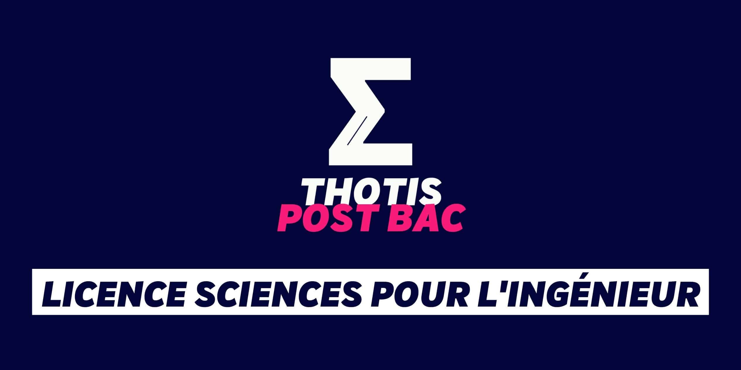 Licence Sciences pour l’ingénieur Licence Sciences pour l'ingénieur