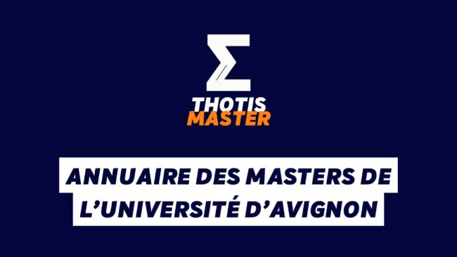 Annuaire-des-masters-de-l'Universite-d'Avignon