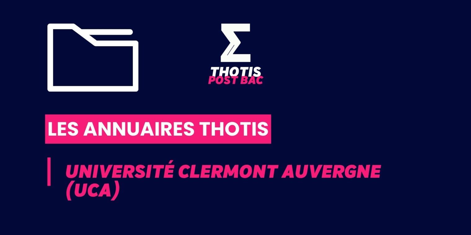 Annuaires Thotis - Université Clermont Auvergne (UCA)