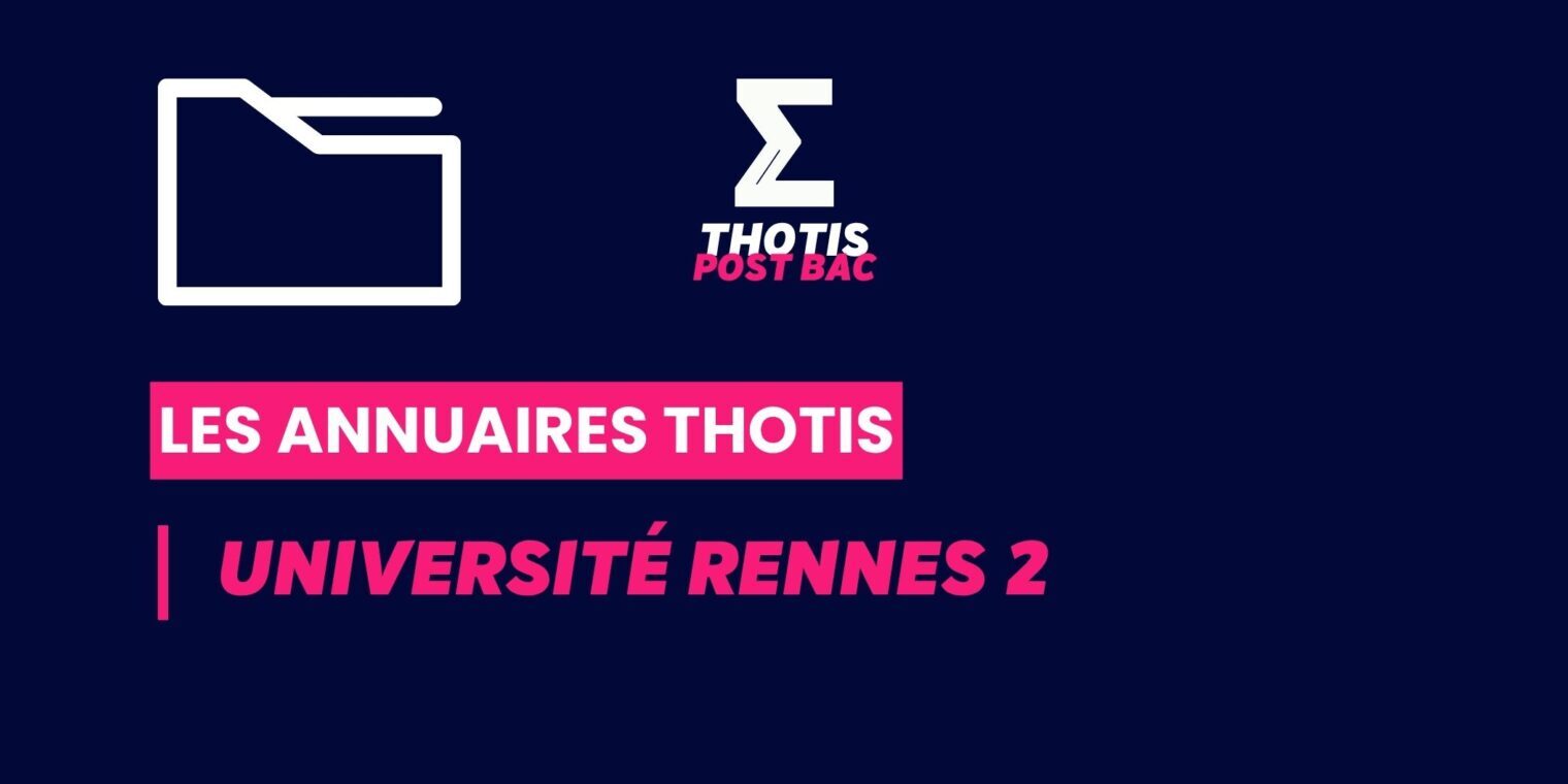 Annuaires Thotis - Université Rennes 2