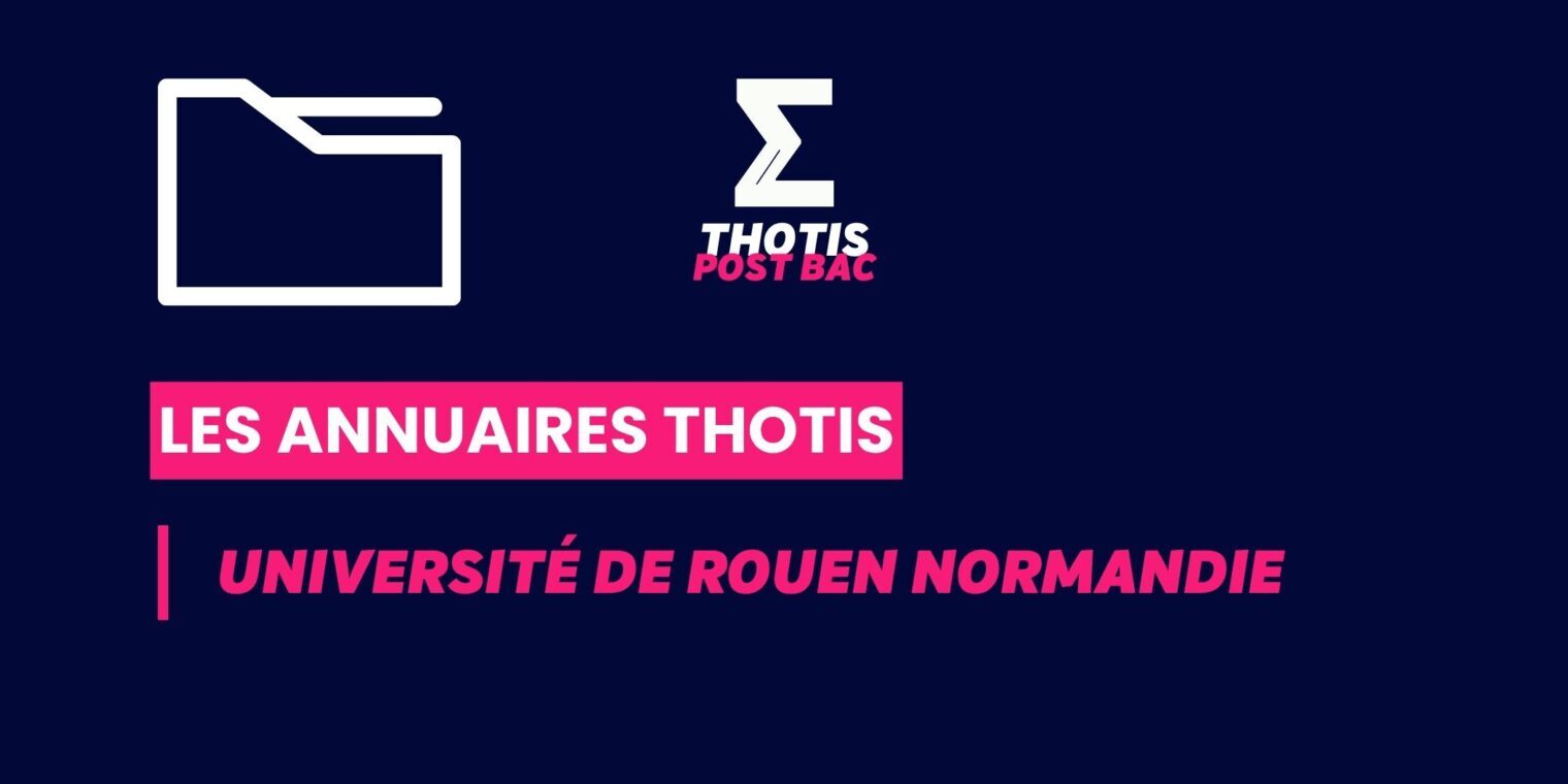 Annuaires Thotis - Université de Rouen Normandie