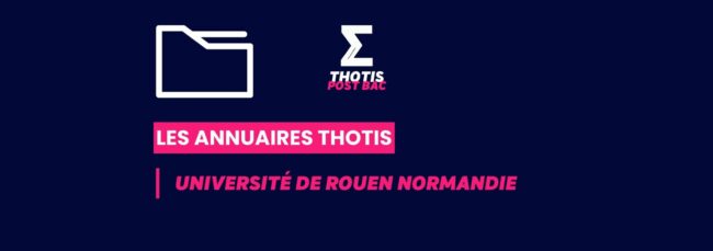 Annuaires Thotis - Université de Rouen Normandie