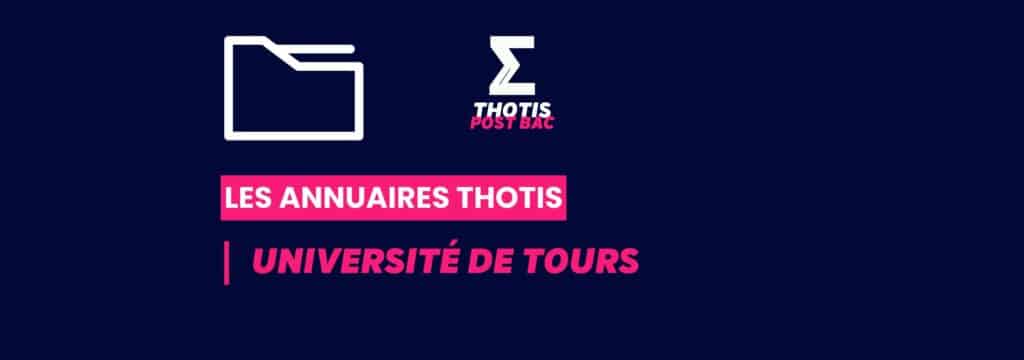 Annuaires Thotis - Université de Tours