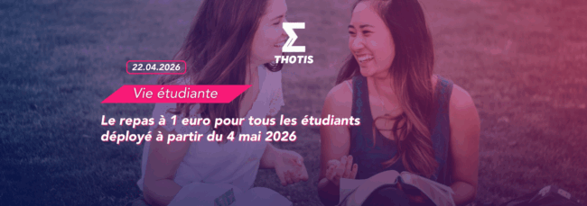 Repas à 1 euro pour tous les étudiants à partir du 4 mai