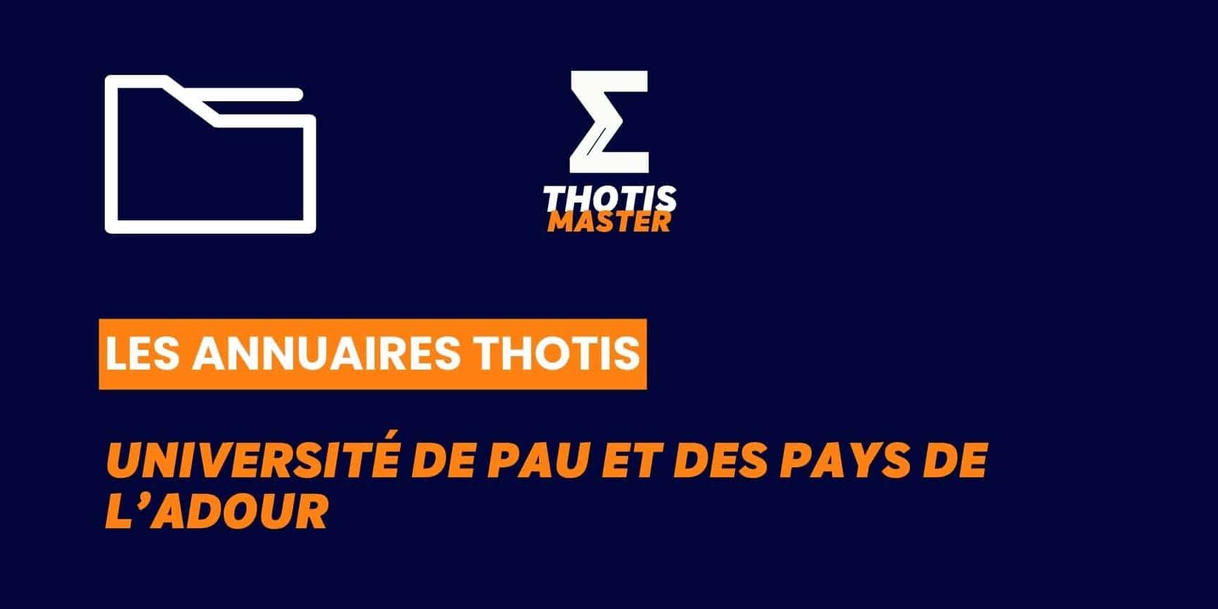 Annuaire Université de Pau et des Pays de l’Adour