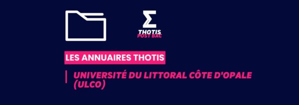 Annuaires Thotis - Université du Littoral Côte d'Opale