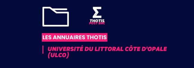 Annuaires Thotis - Université du Littoral Côte d'Opale (ULCO)