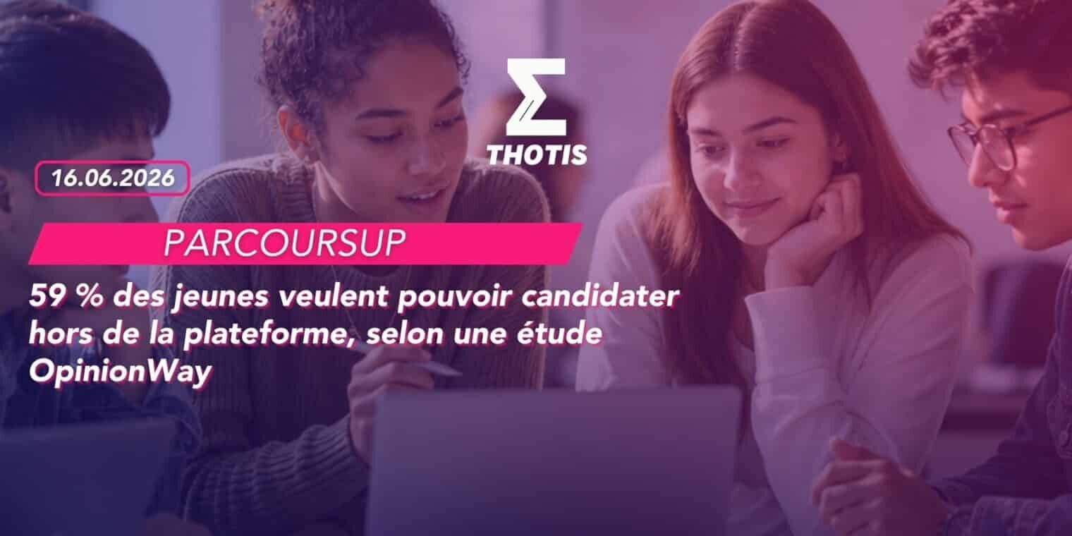 59 % des jeunes veulent pouvoir candidater hors de la plateforme, selon une étude OpinionWaY