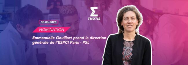 Emmanuelle Gouillart prend la direction générale de l'ESPCI Paris - PSL