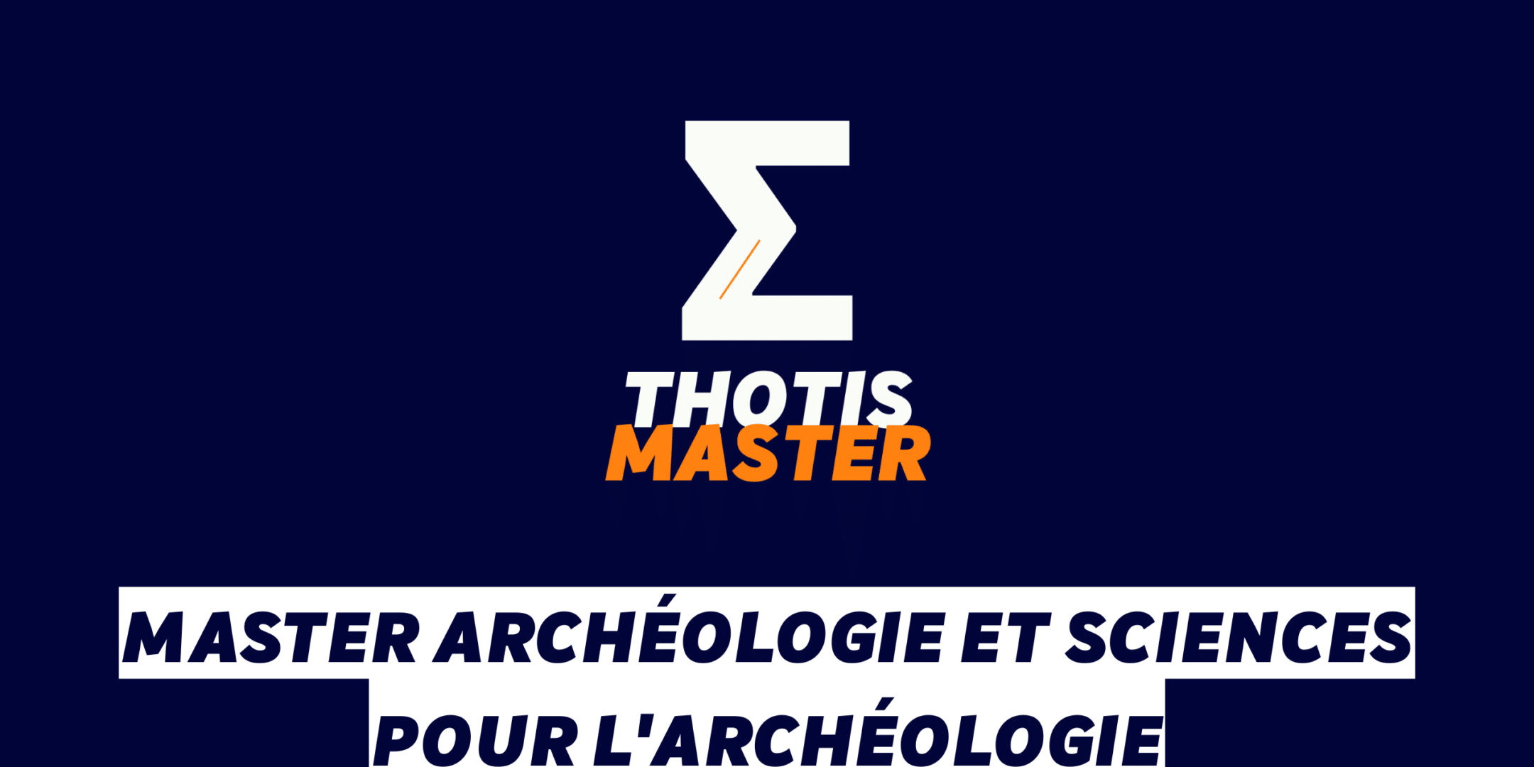 Master Archéologie et sciences pour l’archéologie