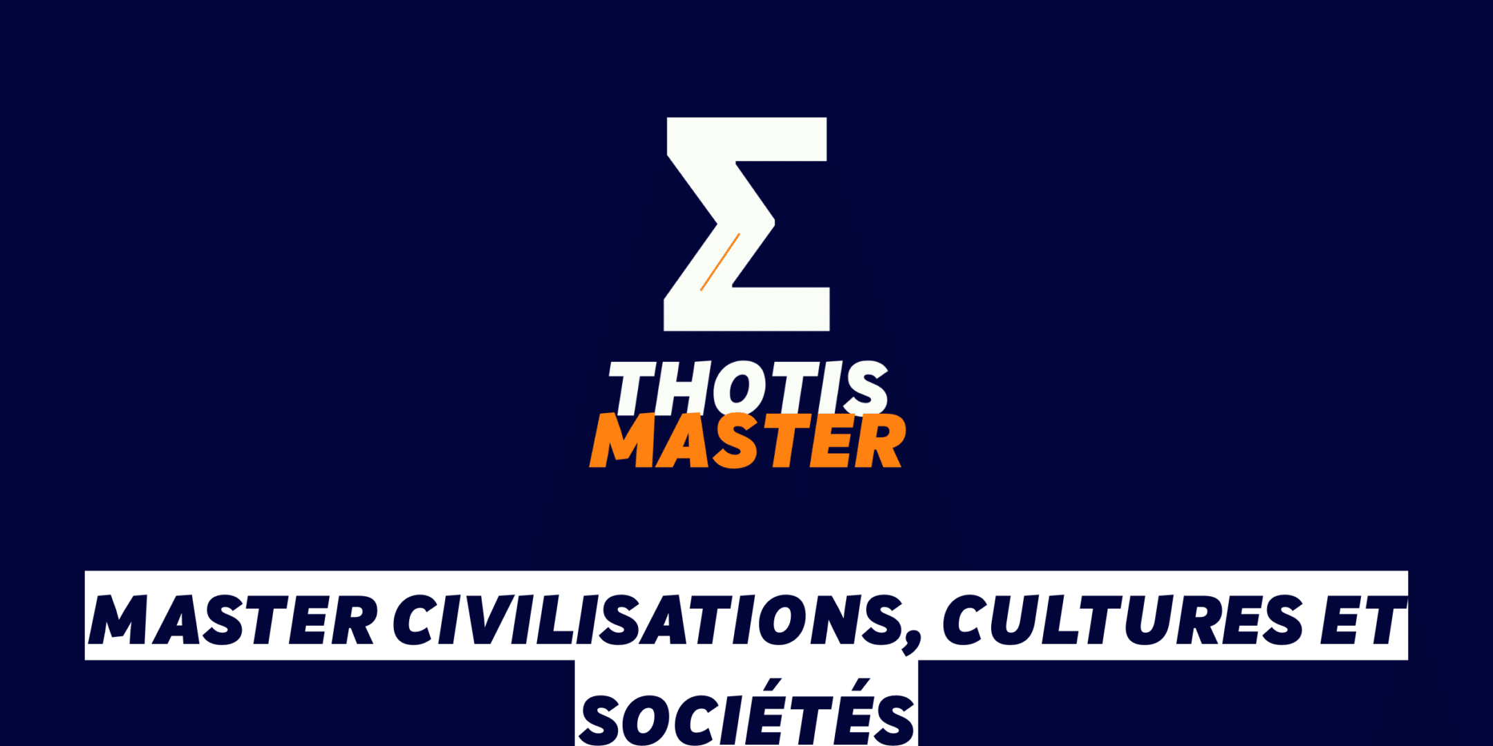 Master Civilisations, cultures et sociétés