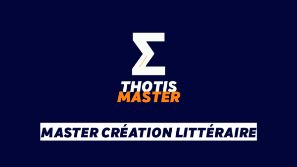 Master Création littéraire