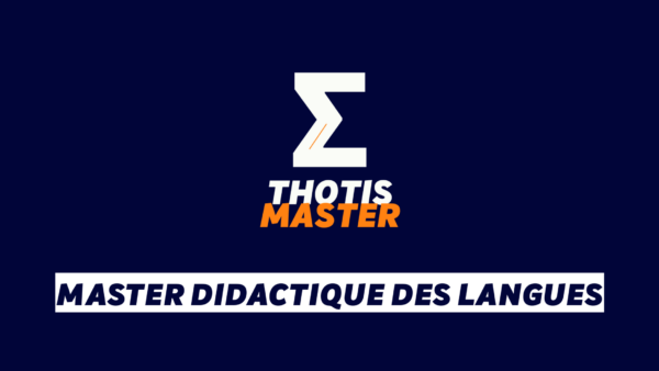 Master Didactique des langues