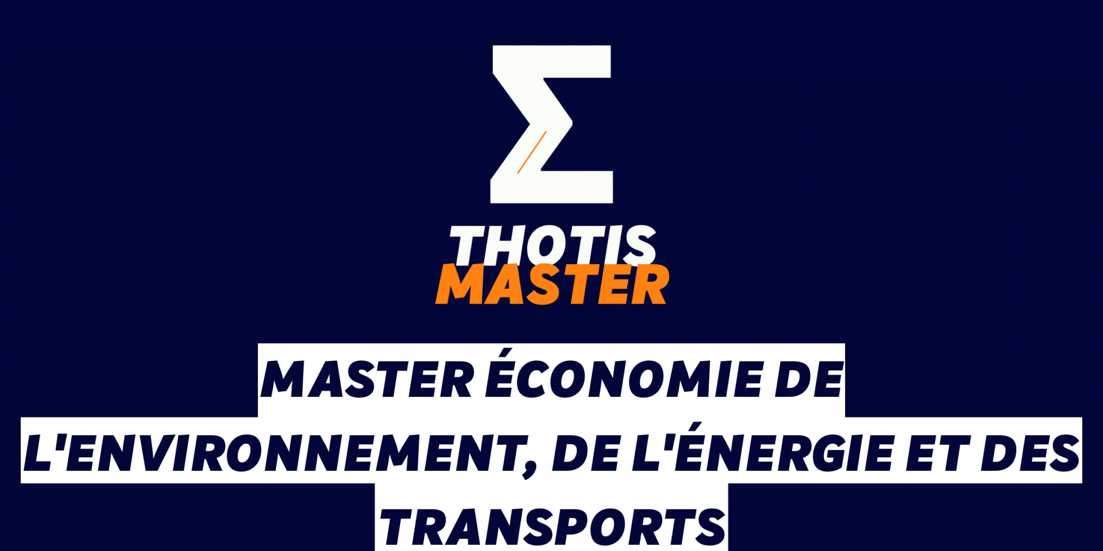 Master Économie de l’environnement, de l’énergie et des transports