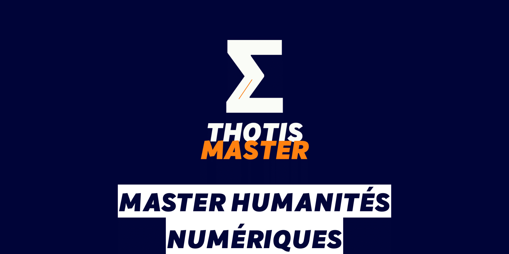 Master Humanités numériques