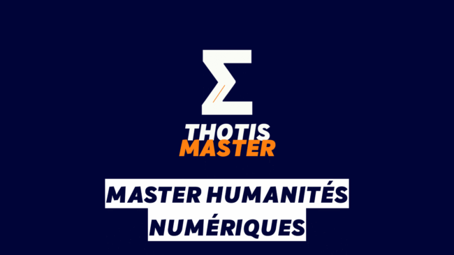Master Humanités numériques