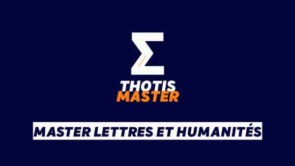 Master Lettres et humanités