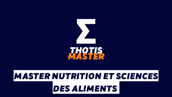 Master Nutrition et sciences des aliments Master Nutrition et sciences des aliments