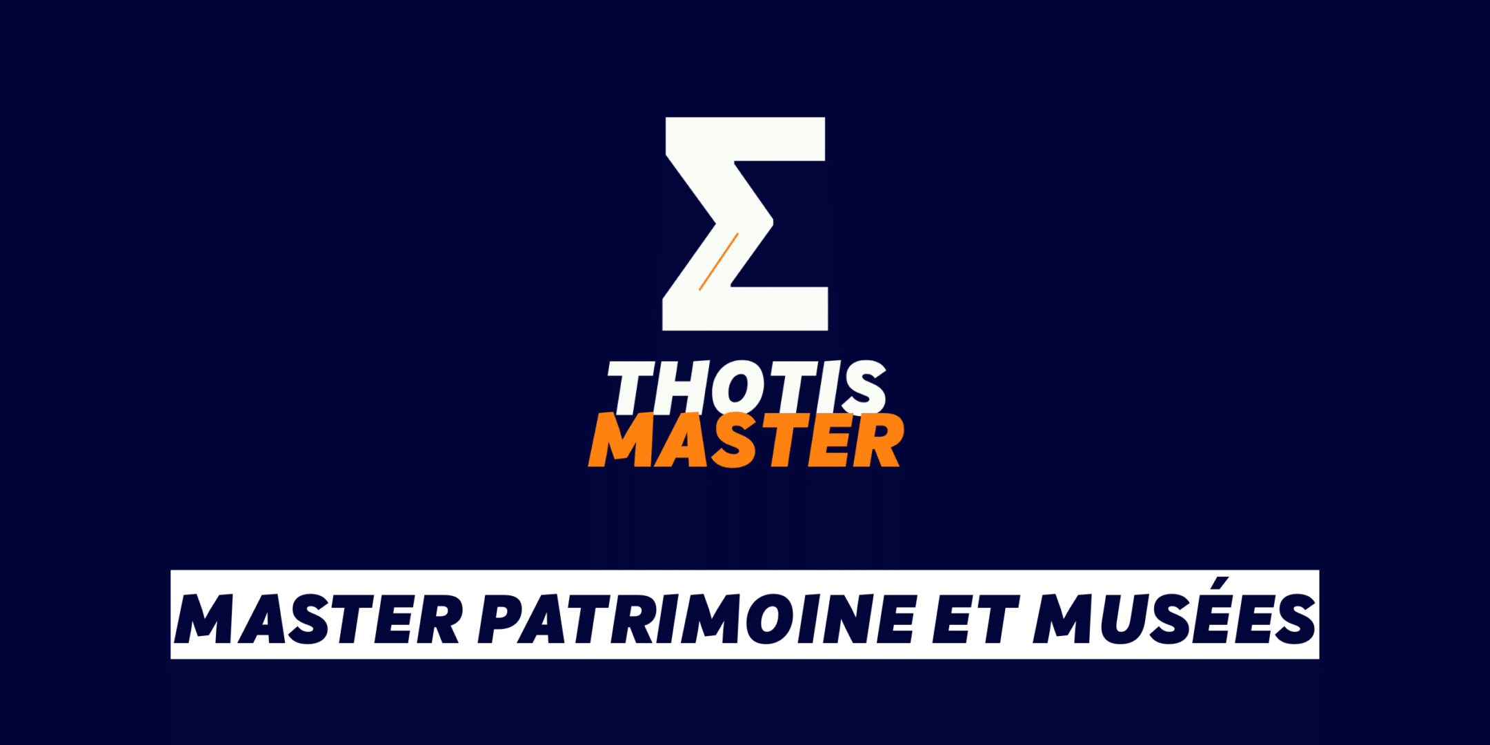 Master Patrimoine et musées