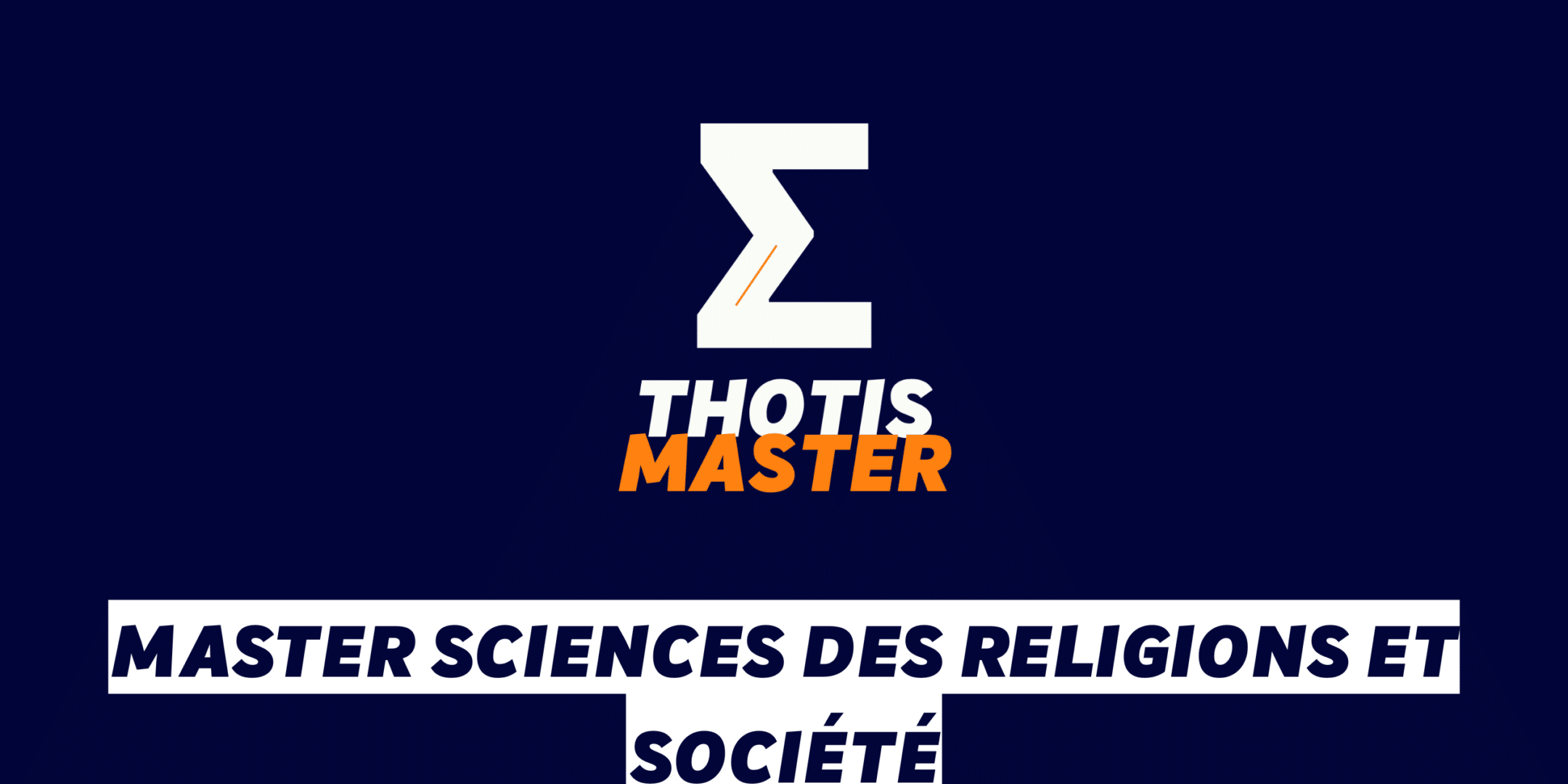 Master Sciences des religions et société