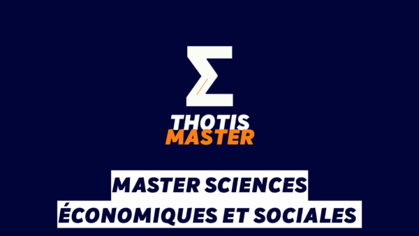 Master Sciences économiques et sociales