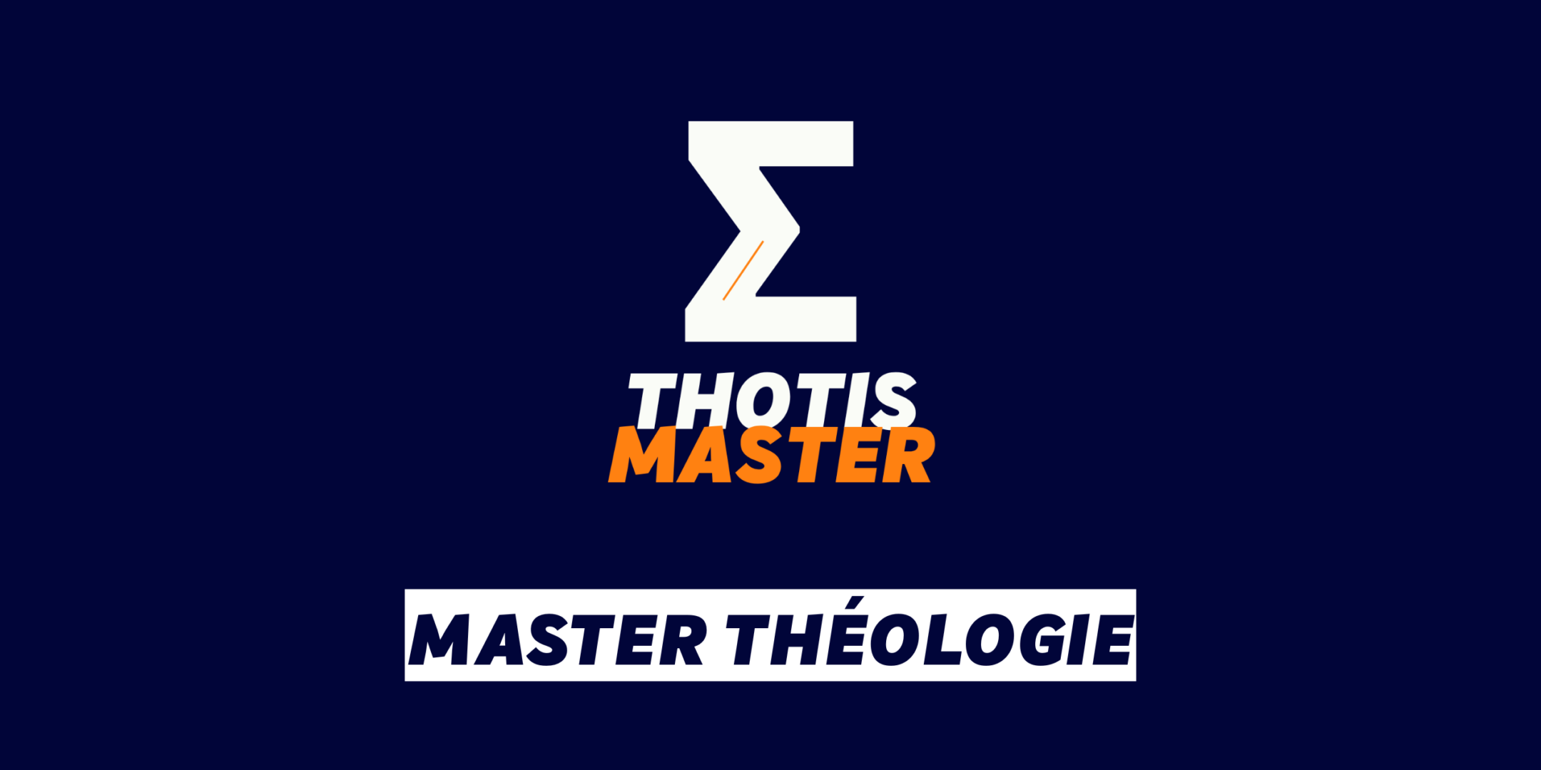 Master Théologie