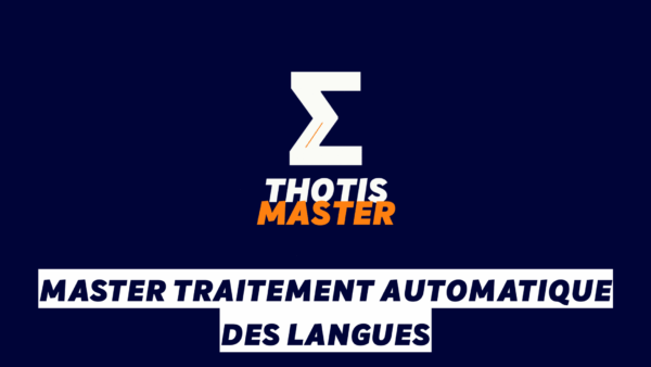 Master Traitement automatique des langues Master Traitement automatique des langues