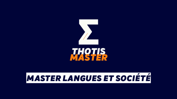 Master langues et société Master langues et société