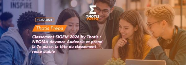 Classement SIGEM 2026 by Thotis NEOMA devance Audencia et prend la 7e place, la tête du classement reste stable Classement SIGEM 2026 by Thotis NEOMA devance Audencia et prend la 7e place la tete du classement reste stable